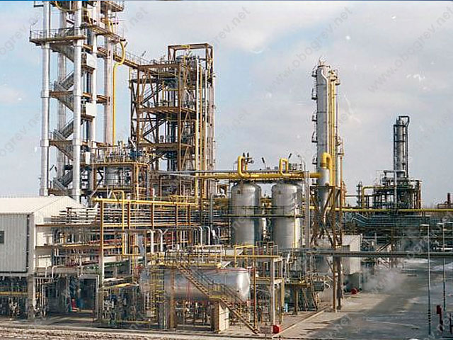Казанский завод синтетического каучука, обогрев трубопроводов