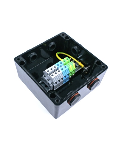 TERMBOX Ex 160 — внутренняя компоновка и клеммники